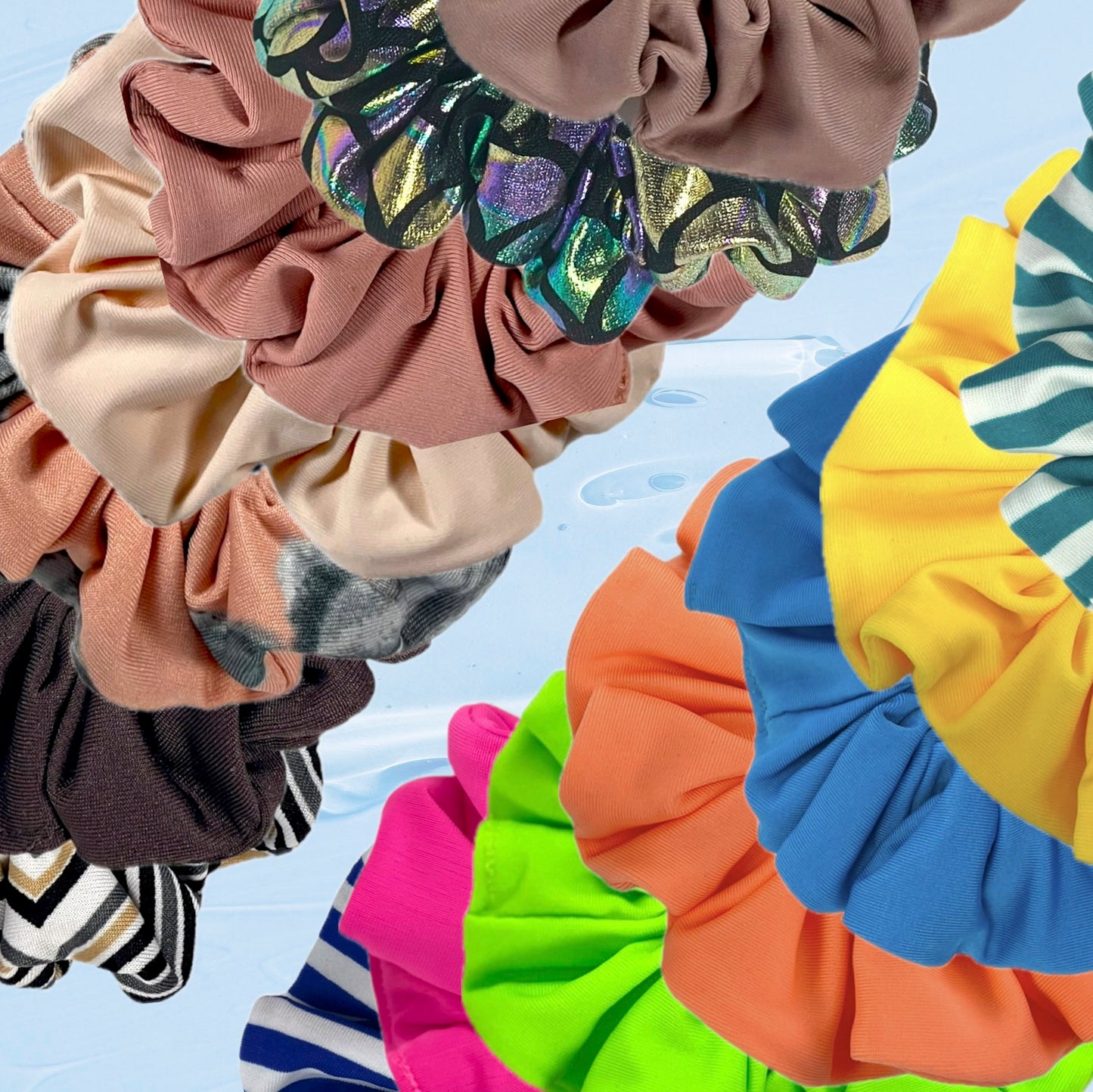 Super Stretch Yoga & Swim Coil Scrunchies