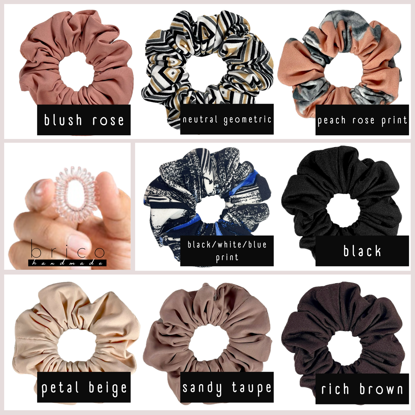 Super Stretch Yoga & Swim Coil Scrunchies