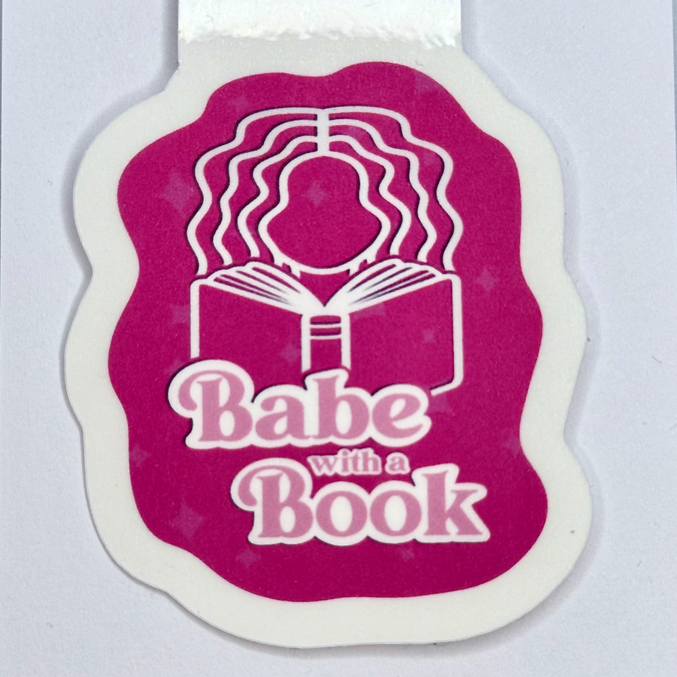 "Babe with a Book" Magnetic Bookmark