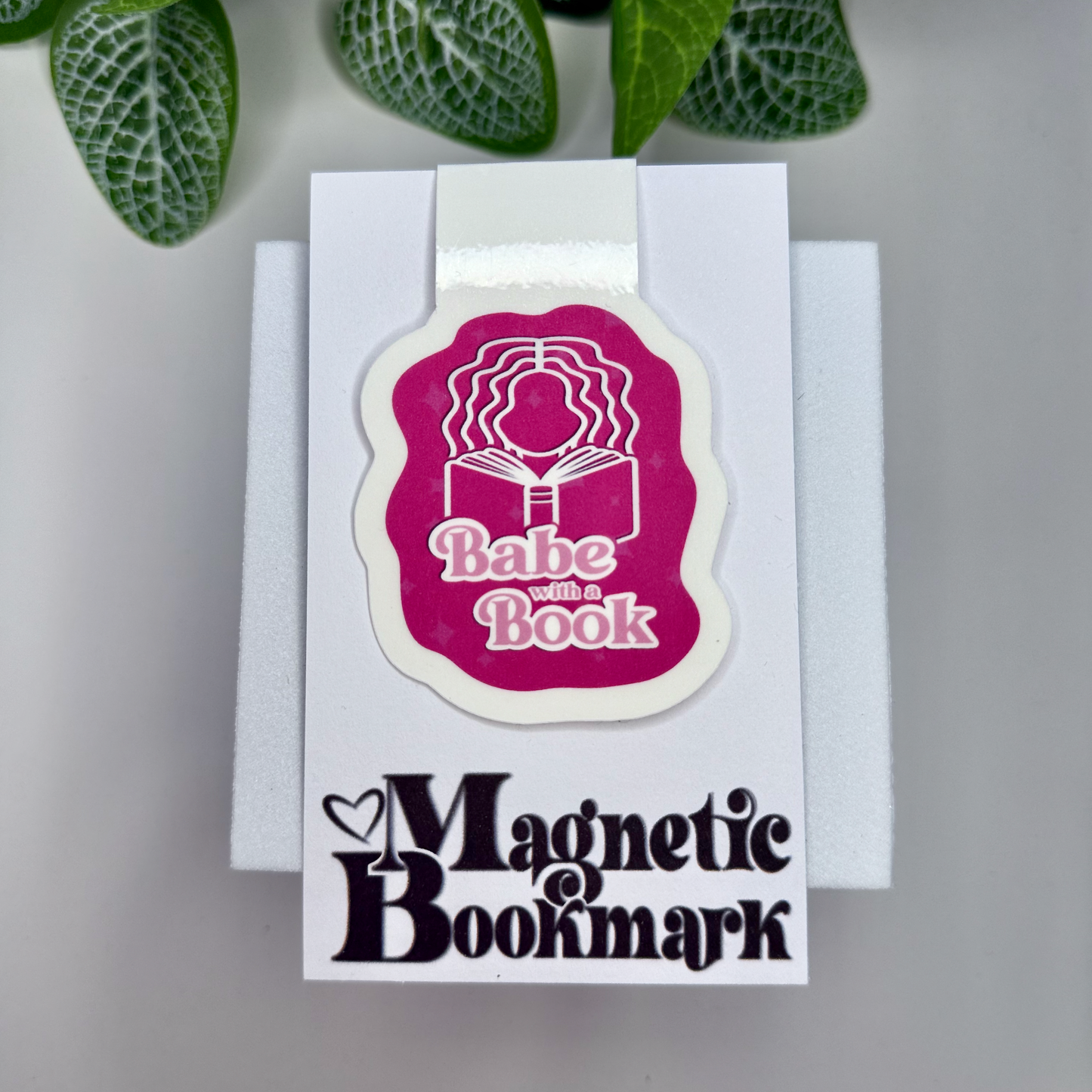 "Babe with a Book" Magnetic Bookmark