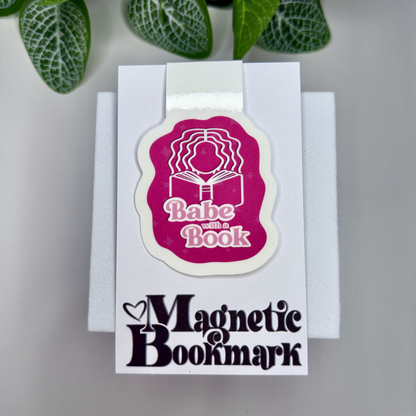 "Babe with a Book" Magnetic Bookmark