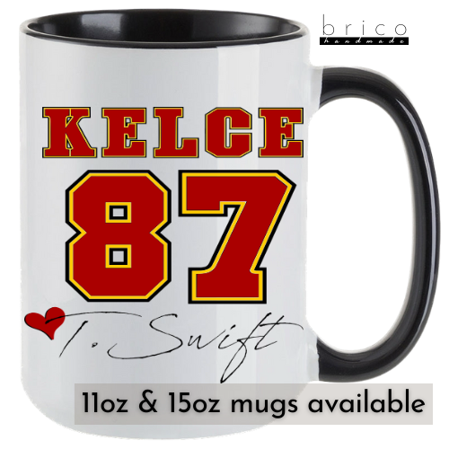 “In My Chiefs Era” Ceramic Mug – Swiftie NFL Fans, Meet Kelce!