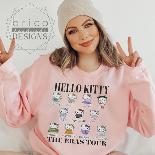 Hello Kitty Eras Tour Crewneck Sweatshirt