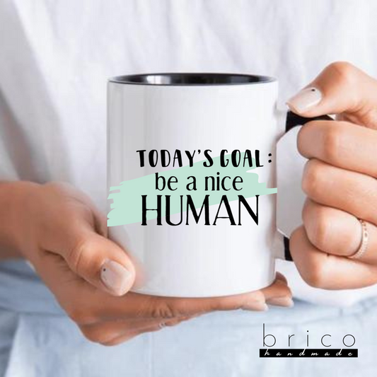 "Be a Good Human” Ceramic Mug – 11oz or 15oz