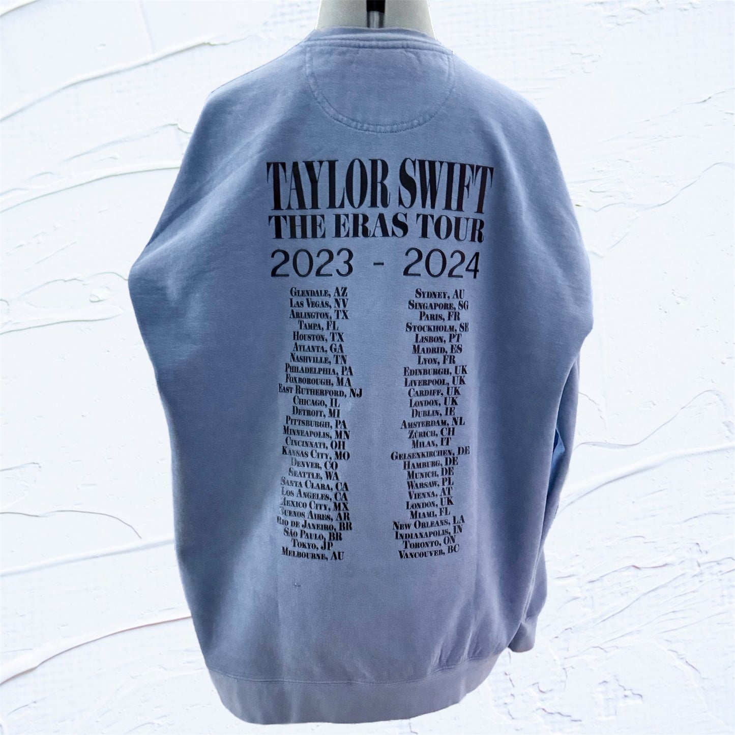 Eras Tour Blue Crewneck Sweatshirt DUPE