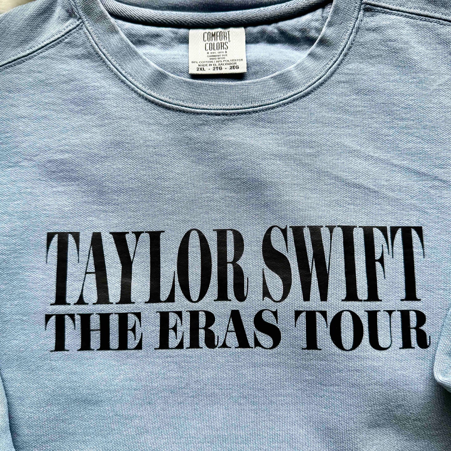 Eras Tour Blue Crewneck Sweatshirt DUPE