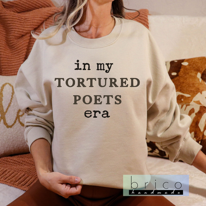 In My Tortured Poets Era – Cozy Unisex Sweatshirt